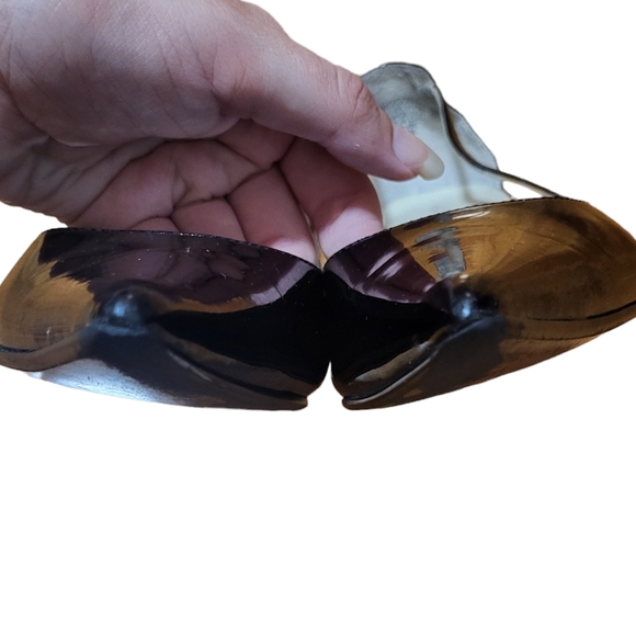 Anne Klein 2.5 in heels in patent leather pointed toe size 10M - Picture 5 of 7
